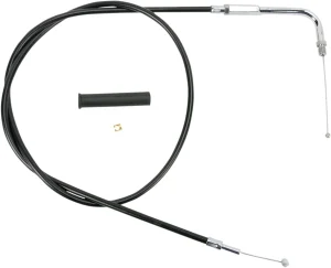 Cable de acelerador/ralentí de vinilo negro - acelerador 48"