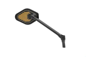 Espejo ajustable brazo largo (18 cm) Black & Gold Edition