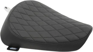 Asiento individual en vinilo - solo frontal diamante negro