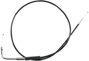 Cable de acelerador/ralentí de vinilo negro - acelerador 39.5"