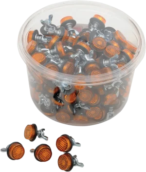 Reflectores para matrícula - Reflejante de placa TUB150 AMB <span style="color: red;font-size: 0,5em">- ALMACEN USA-</span>