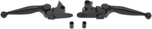 Juego de manetas ajustables Journey para modelos Harley - palancas aluminio negro