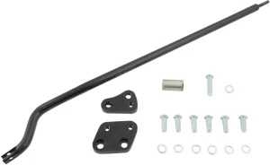 Kit de mandos avanzados para Dyna Glides - reubicación de reposapiés adelantados Negro