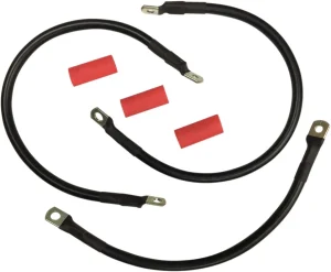 Juego cables de batería - Kit negro <span style="color: red;font-size: 0,5em">- ALMACEN USA-</span>