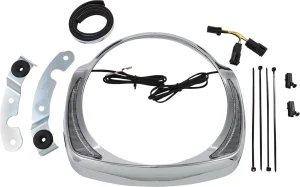 Embellecedores de faro Fang® - Bisel colmillo LED Cromo