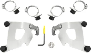 Kit de herrajes Trigger-Lock para carenado Cafe - montaje BULLET-FAIRING pulido