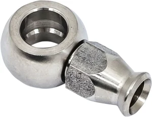 Conector banjo - 03 11MM recto acero inoxidable