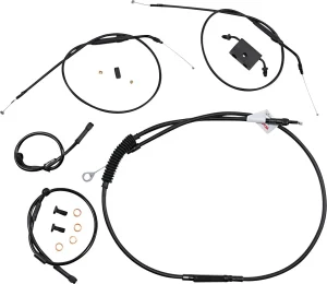 Kit de cables de manillar y latiguillo de freno extendidos para Sportster con ABS - mandos 8 14-19 XL