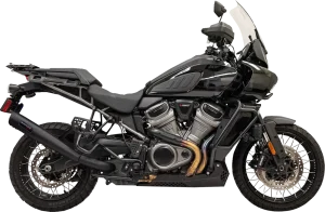 Escape Slip-On de acero inoxidable de 4" - S/O negro PA1250
