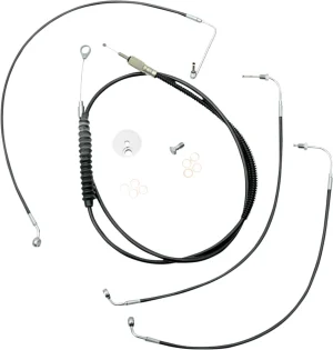 Kit de cable de manillar/línea de freno de vinilo negro estándar - cables B 13" ABS SFTL18
