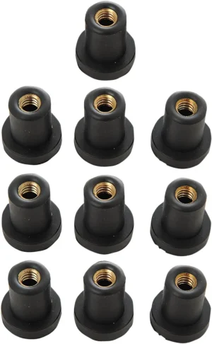 Tuercas de valona con goma - well 1/4-20