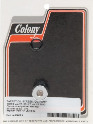Tapón bomba de aceite Oil Pump Plug - 81-99 BT