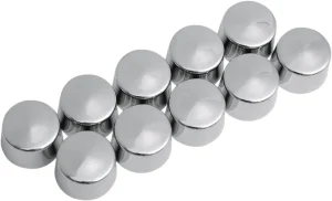 Tapones para tornillos - Cubierta de perno/tuerca hexagonal cromo 10MM <span style="color: red;font-size: 0,5em">- ALMACEN USA-</span>