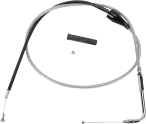 Cable de ralentí trenzado en acero inoxidable - control de velocidad 50"
