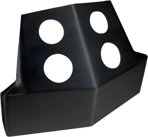 Cubrecárter - Placa de protección FXD negra