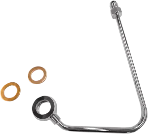 Adattatore tubo freno superiore ABS - Chrome nature