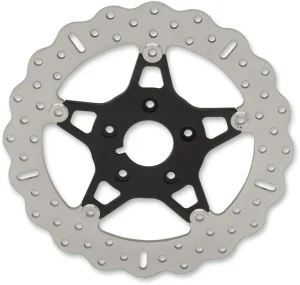 Disco de freno delantero de acero inoxidable serie FSD para Big Twins - american Motorcycle flotante contour