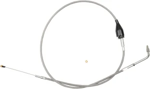 Cable de ralentí de manillar trenzado en acero inoxidable - 18"-20"