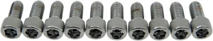 Tornillos de cabeza Allen - 3/8-16X0.75 moleteado Cromo <span style="color: red;font-size: 0,5em">- ALMACEN USA-</span>