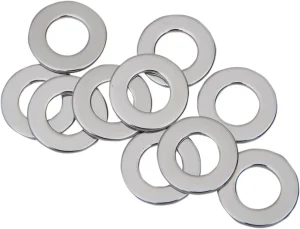 Arandelas planas especiales - 0.46875" D.I. 0.078125" de grosor, cromada