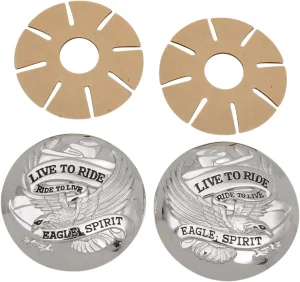 Tapas de depósito "Live to Ride"