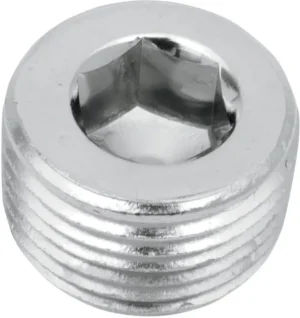 Racor de manguera y depósito - 3/8" NPT Custom de repuesto cromo natural
