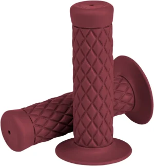 Puños de manillar Thruster - 1" caucho Kraton oxblood