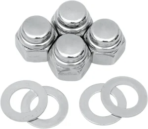 Kit de tuercas de tapa cromadas - RCKR 66-84BT 57-84XL <span style="color: red;font-size: 0,5em">- ALMACEN USA-</span>