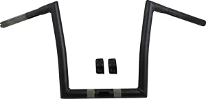 Manillar Touring de 1-1/4" - ape hanger 12" NEGRO MATE