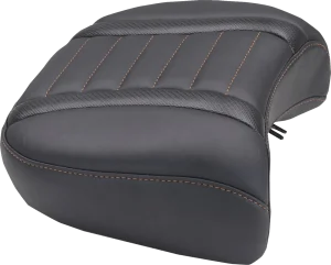 Asiento pasajero Touring Deluxe ancho - Trasero hilo naranja