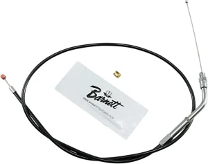 Cable de acelerador/ralentí de vinilo negro - acelerador tradicional longitud estándar