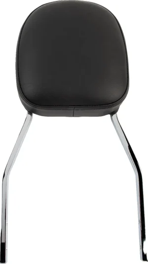 Sissy Bar cuadrada - Reposabultos cuadrado estándar cromo con almohadilla HD