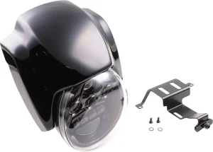 Kit foco delantero - faro W/LED negro SPS