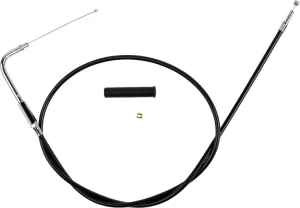 Cable de acelerador/ralentí de vinilo negro - ralentí 42.5"