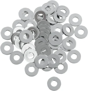 Arandelas AN y de máquina de repuesto - plana 1/4" reemplazo Custom cromo Chrome <span style="color: red;font-size: 0,5em">- ALMACEN USA-</span>