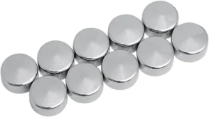 Tapones para tornillos - Cubierta de perno/tuerca HEX 9/16" cromo <span style="color: red;font-size: 0,5em">- ALMACEN USA-</span>