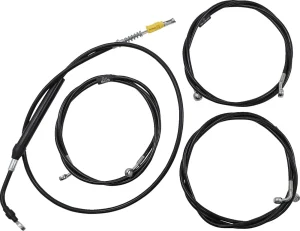 Kit de cable de manillar/línea de freno de vinilo negro estándar - cables B AB 18-20 FL21