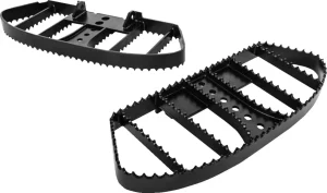 Plataformas estilo MX para piloto y acompañante - Estriberas M8 Softail - MX Style Negro