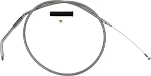 Cable de ralentí trenzado en acero inoxidable - 36"