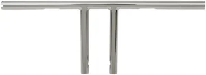 T-Bar de 1" - Manillar 8" perforado cromado TBW