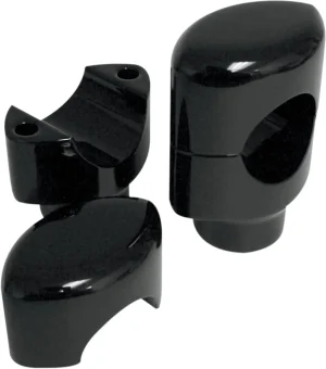Elevadores de manillar Big Buffalo - Elevamanillonas 1.5" recto negro para 1.5"