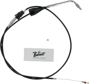 Cable de acelerador/ralentí de vinilo negro - 6"