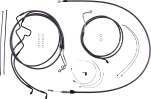 Kit de instalación de manillar KARBONFIBR Designer - cables KF 8"RISE