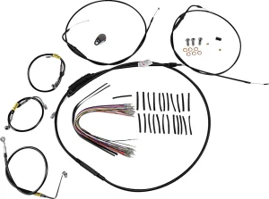 Kit mandos para motos Touring antiguas con manillares Bagger - 13 BAG BAR negro