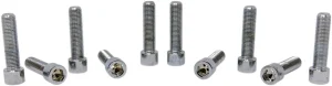 Tornillos de cabeza allen rosca fina de repuesto - 3/8-24X1,5 liso cromado <span style="color: red;font-size: 0,5em">- ALMACEN USA-</span>