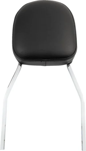 Sissy Bar cuadrada - Reposabultos cuadrado estándar cromo con almohadilla HD