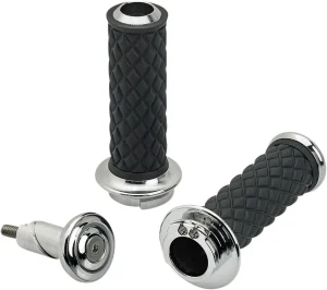 Puños Alumicore - DOUBLE-CABLE cromo