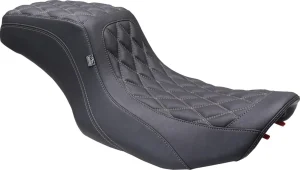 Asiento Double Diamond Squareback - doble diamante negro pespunte GM