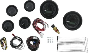 Kit de instrumentos analógico/digital MVX-8K Series - relojes serie negro gris <span style="color: red;font-size: 0,5em">- ALMACEN USA-</span>