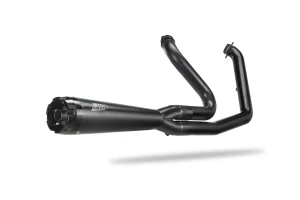 SISTEMA DE ESCAPE COMPLETO 2-EN-1 ZARD PARA H-D SOFTAIL - HD-SOFTAIL 2en1 Negro E4/E5